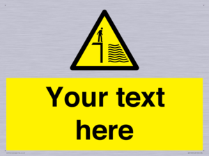 Custom Deep Water Sign